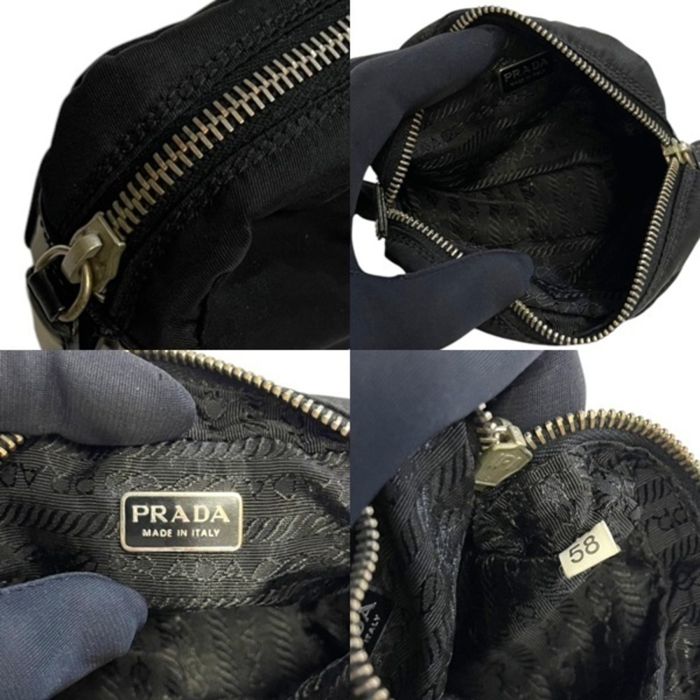 PRADA Triangle Clutch Black - Picture 9 of 10